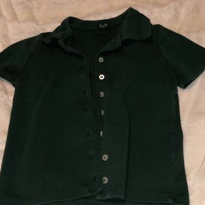 brandy melville button up polo